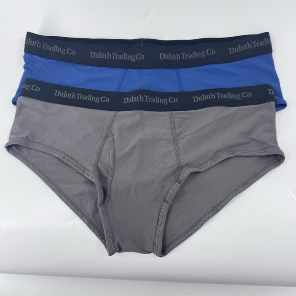 Duluth Trading Co ( 2 Pair ) Men's Underwear - Blue and Gray - Picture 2 of 7